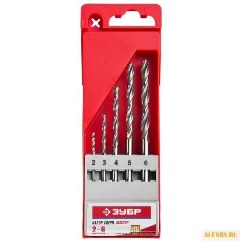 Набор сверл ЗУБР МЕТ-В