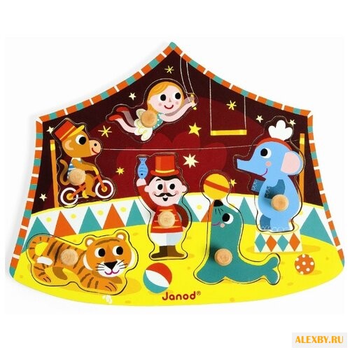 Рамка-вкладыш Janod Цирк