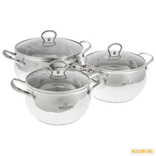 Набор кастрюль Bohmann 0602BH 6