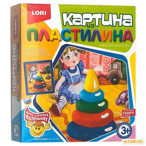 Пластилин LORI Картина из