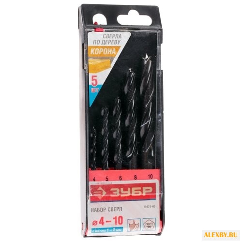 Набор сверл ЗУБР Корона 29421-H5