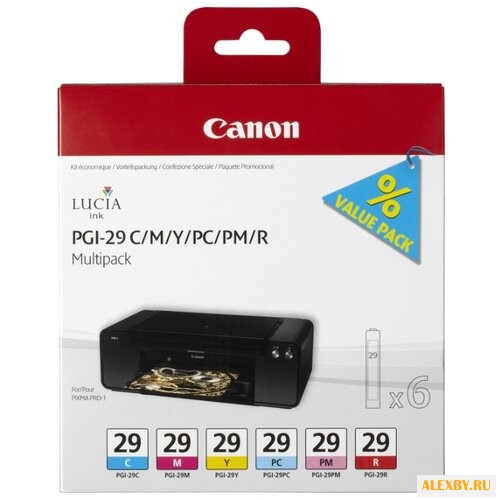 Картридж Canon PGI-29 C M Y PC