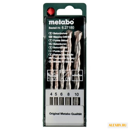 Набор сверл Metabo Classic