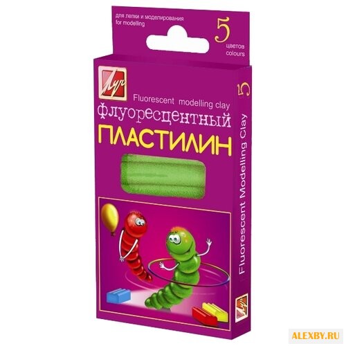 Пластилин Луч флуоресцентный 5