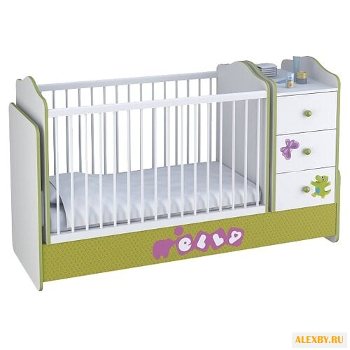 Кроватка Polini Basic Elly с