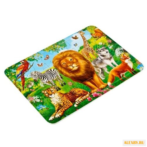 Рамка-вкладыш Умка Maxi Зоопарк