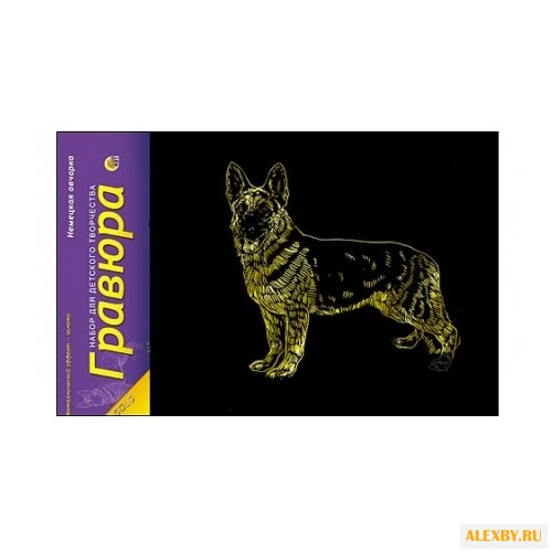 Гравюра Рыжий кот Немецкая