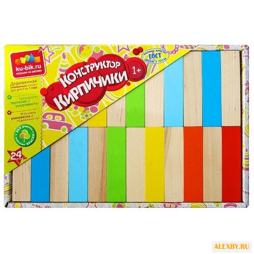 Кубики Alatoys Кирпичики НКП2410