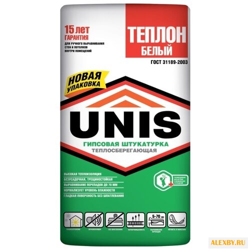 Штукатурка Unis Теплон 30 кг