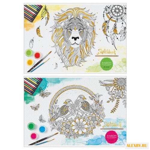 Альбом для рисования на скрепке