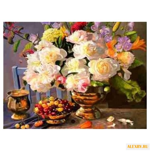 Рыжий кот Картина по номерам