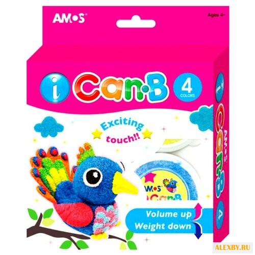 Шариковый пластилин AMOS