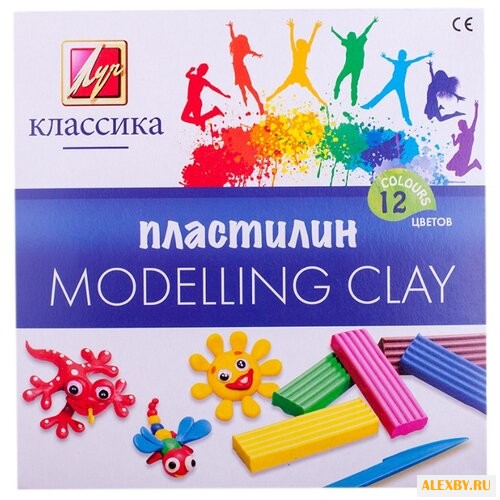 Пластилин Луч Классика 12