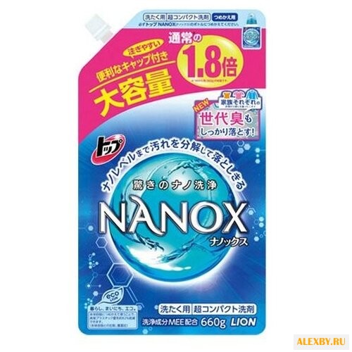 Гель для стирки Lion Top Nanox