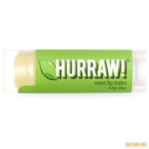 Hurraw! Бальзам для губ Mint