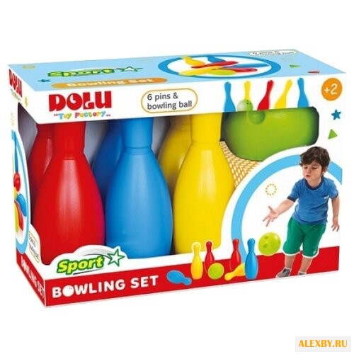 Мега набор Dolu боулинг из 6