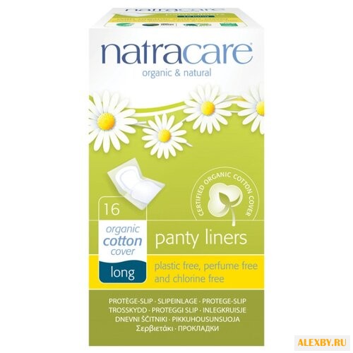 Natracare прокладки ежедневные