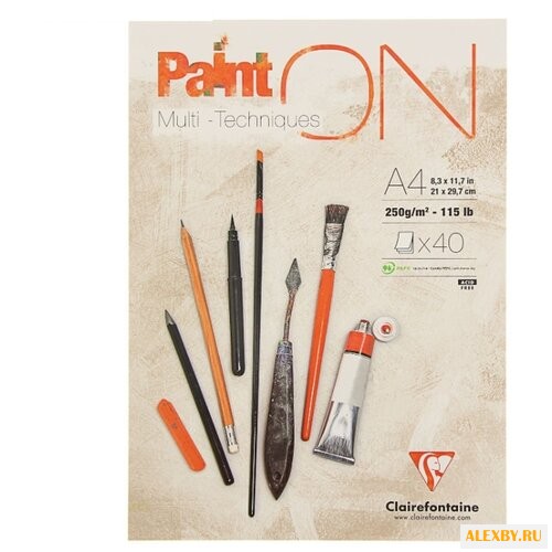 Скетчбук Clairefontaine Paint