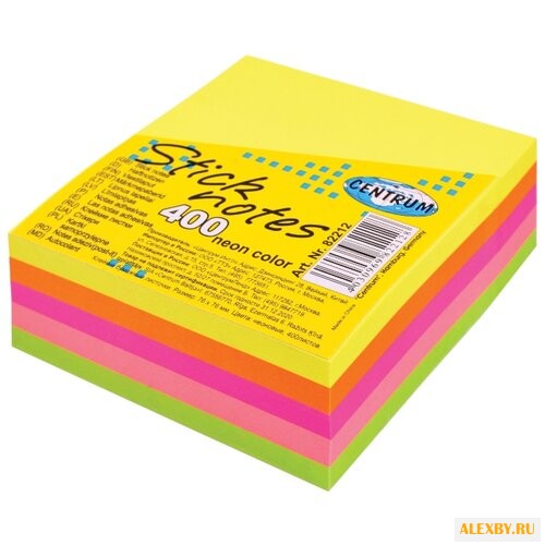 CENTRUM Стикеры 5 цветов 400 шт