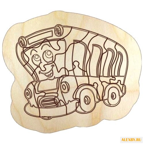 Рамка-вкладыш Полноцвет Автобус