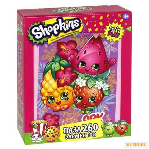Пазл Origami Shopkins Тропикал