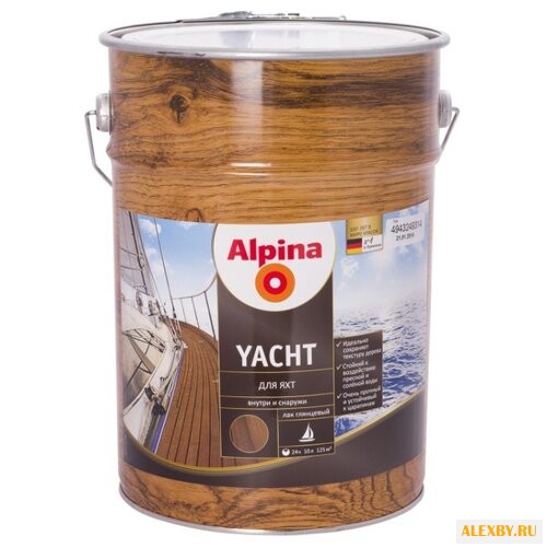 Лак Alpina Yacht 10 л