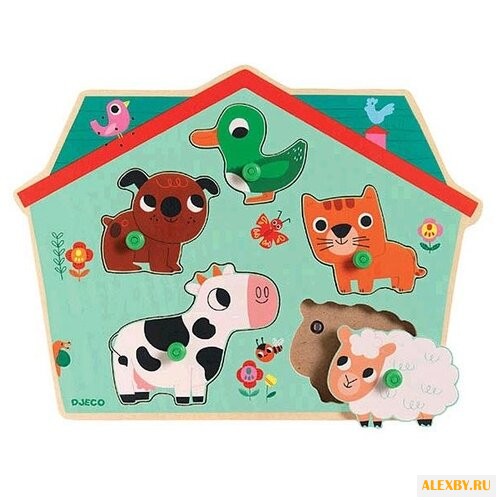 Рамка-вкладыш DJECO Ферма