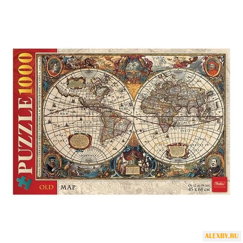 Пазл Hatber Старинная карта
