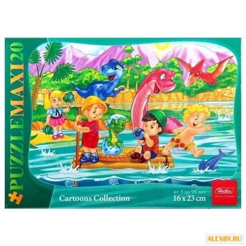 Пазл Hatber MAXI Динопарк