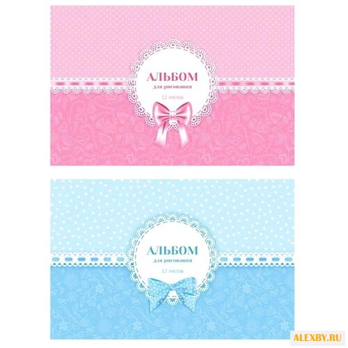 Альбом для рисования на скрепке