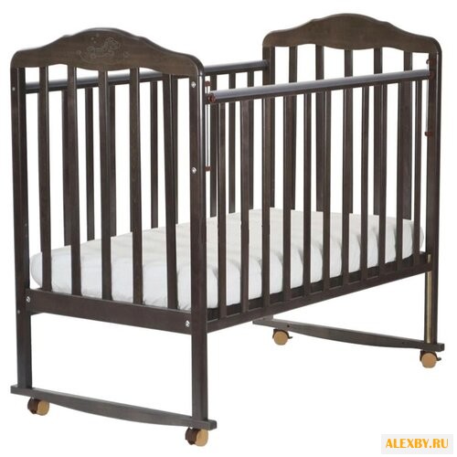 Кроватка Малика Зебра колесо