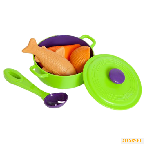 Набор продуктов с посудой Mary