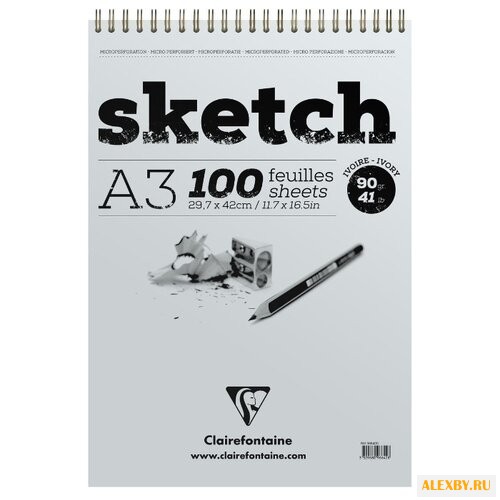 Скетчбук Clairefontaine