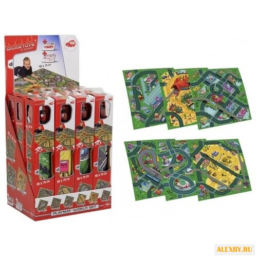 Коврик Dickie Toys с машинкой
