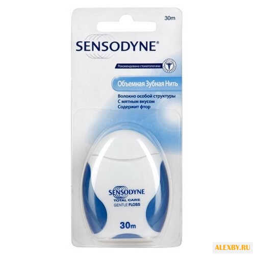 Sensodyne зубная нить объемная