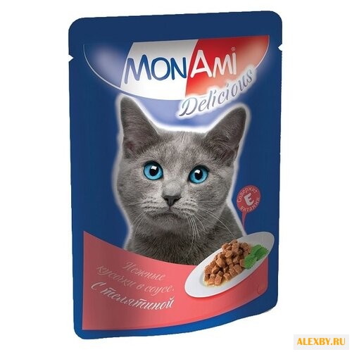 Корм для кошек MonAmi Кусочки
