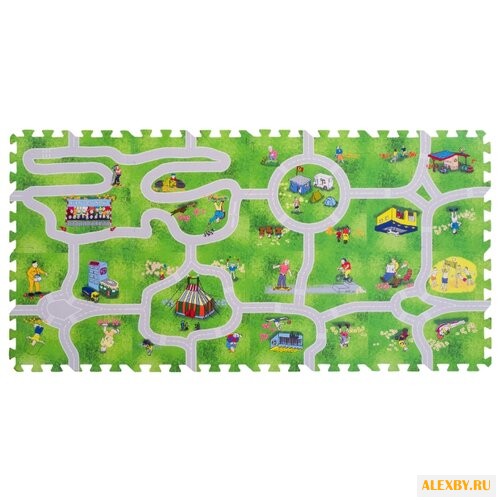 Коврик-пазл Funkids Город-1