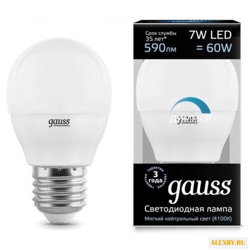 Лампа светодиодная gauss LED
