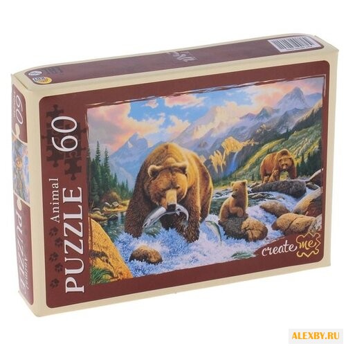 Пазл Рыжий кот Animal Медведь