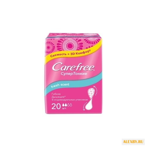 Carefree прокладки ежедневные