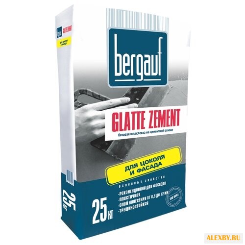 Шпатлевка Bergauf Glatte Zement