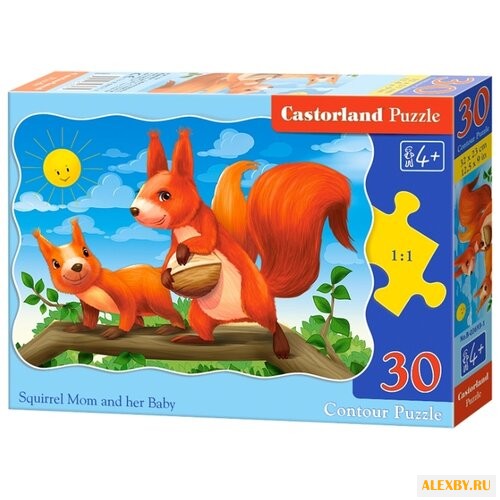 Пазл Castorland Squirrel Mom