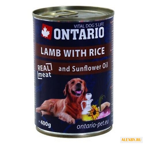 Корм для собак Ontario