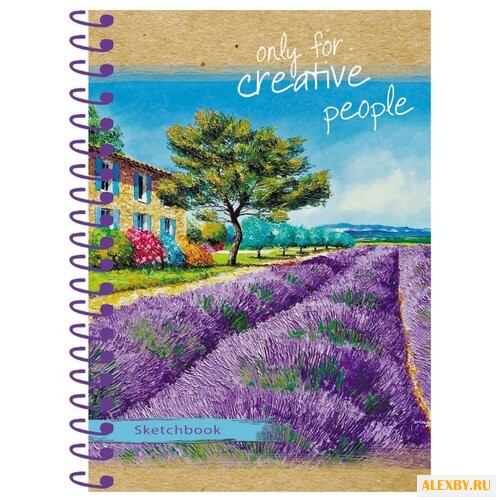 Скетчбук Проф-Пресс Лаванда
