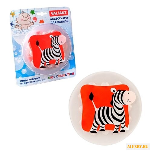 Коврик для ванной Valiant Зебра