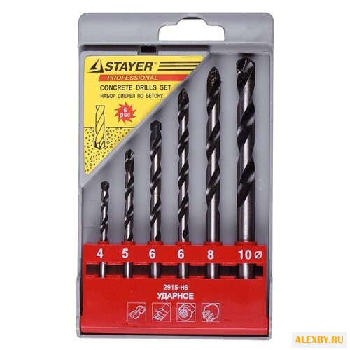 Набор сверл STAYER 2915-H6
