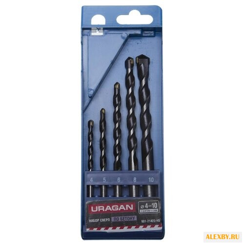 Набор сверл URAGAN 901-21423-H5