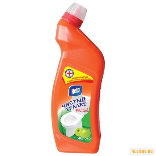 Help гель Чистый туалет яблоко