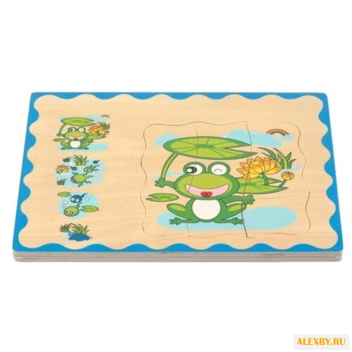 Рамка-вкладыш Игрушки из дерева