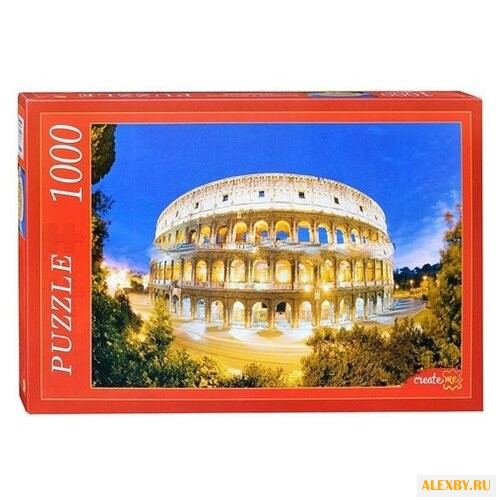 Пазл Рыжий кот Колизей в